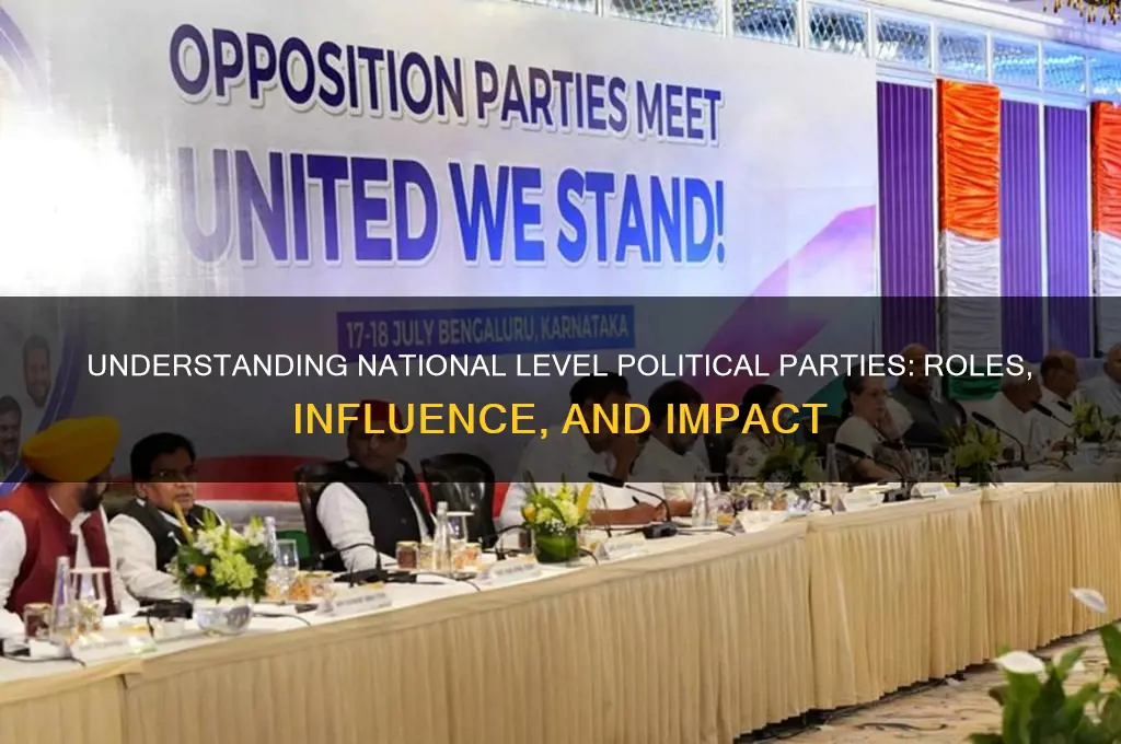 what are national level political party