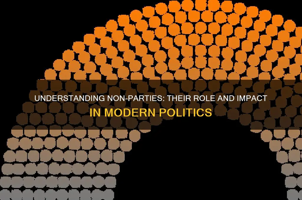 what are non-parties in a political context