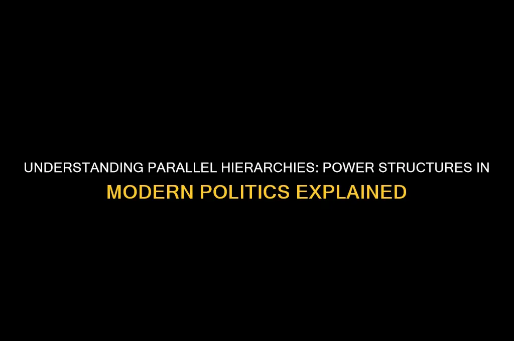 what are parallel hierarchies politics