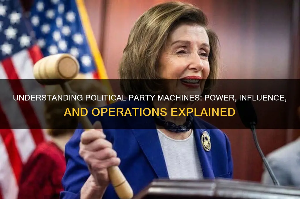 what are party machines in politics