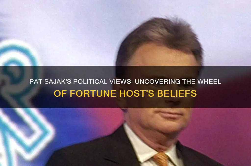 what are pat sajaks politics