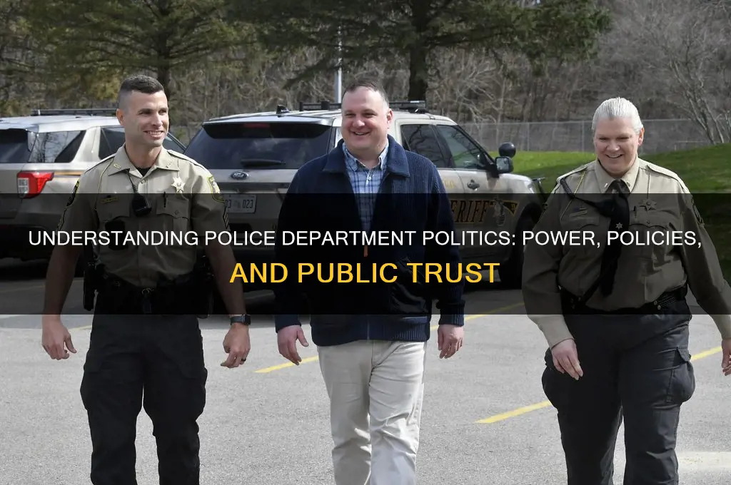 what are police department politics
