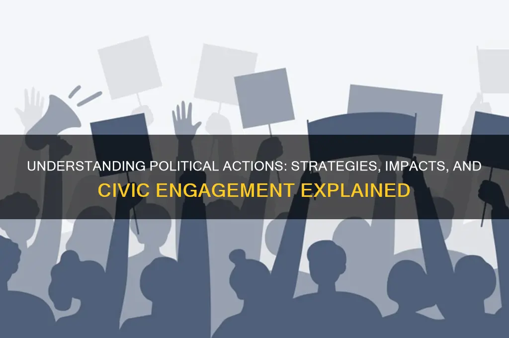 what are political actions