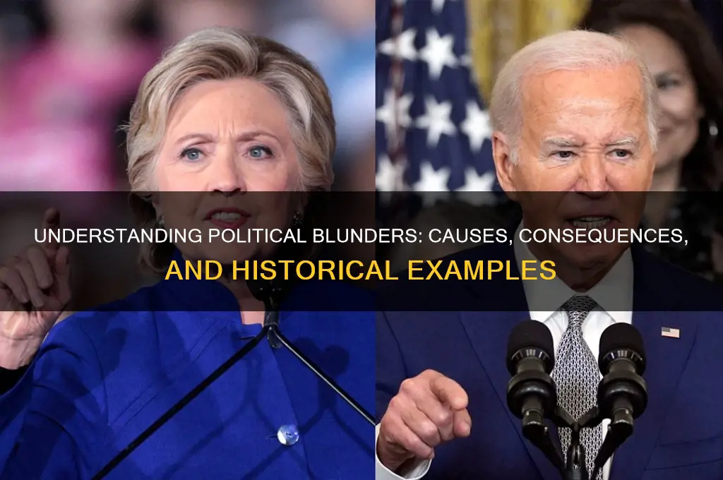 what are political blunders