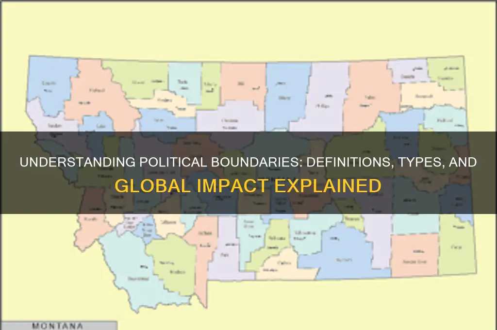 what are political boundaries brainly