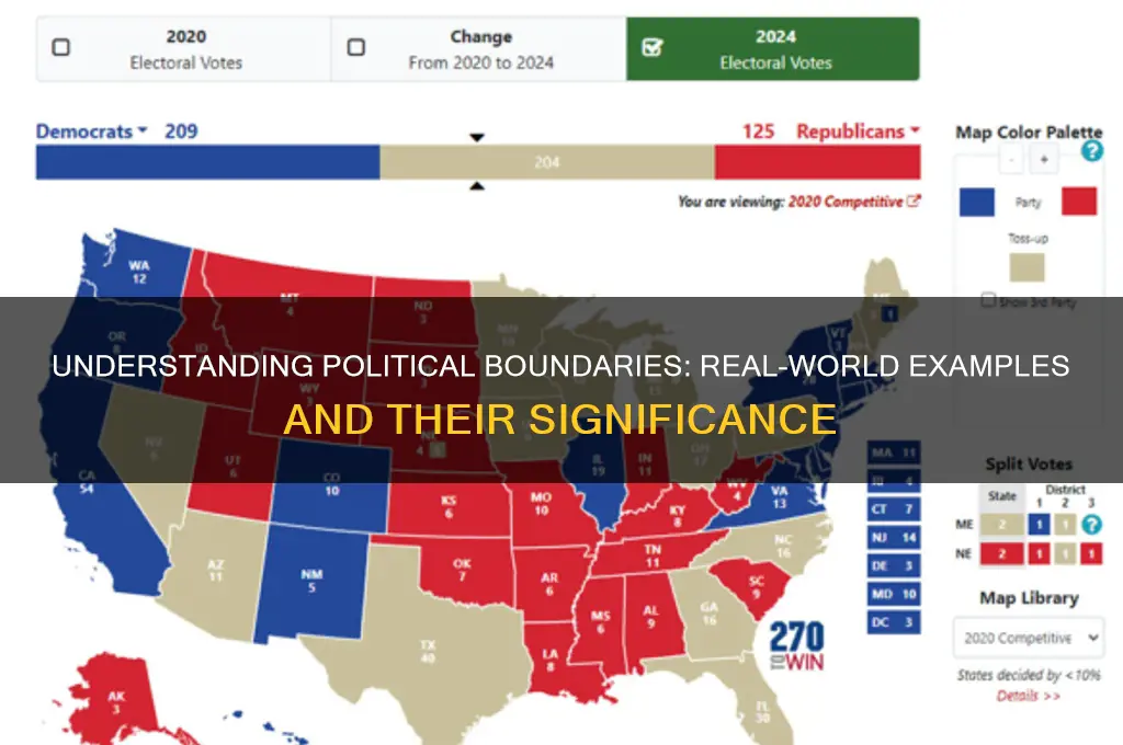 what are political boundaries example