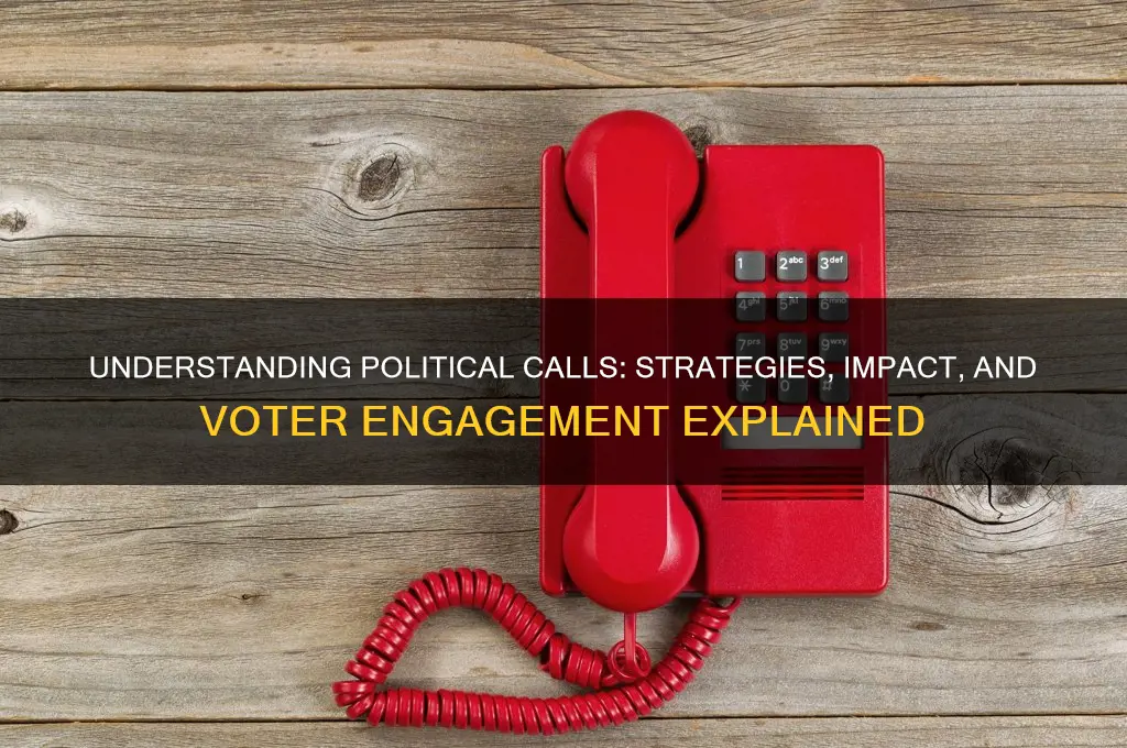 what are political calls