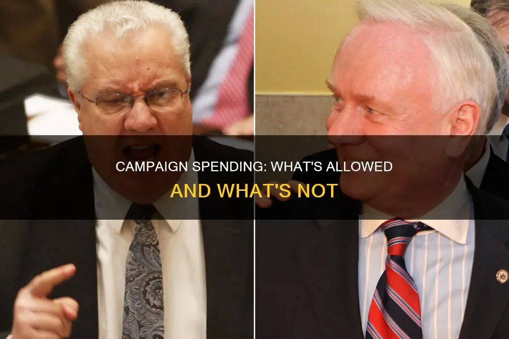 what are political campaigns allowed to spend money on