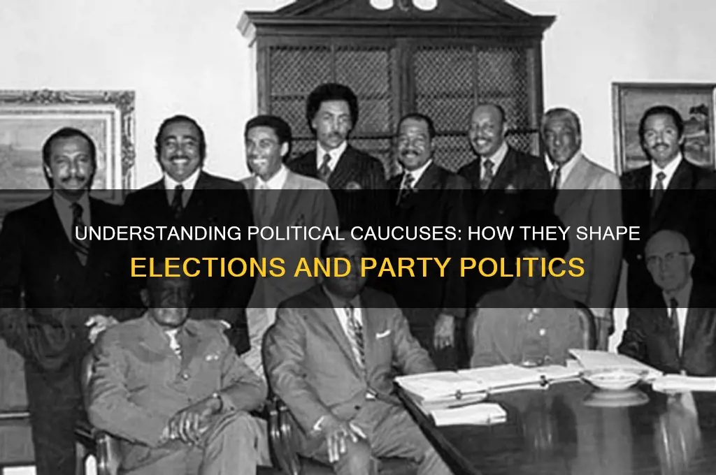 what are political caucuses