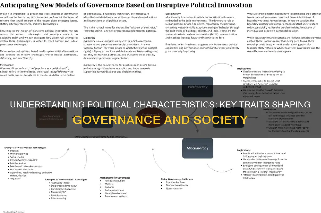what are political characteristics