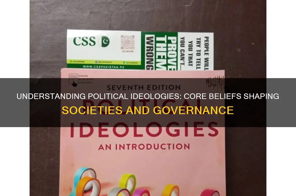 what are political ideaologies