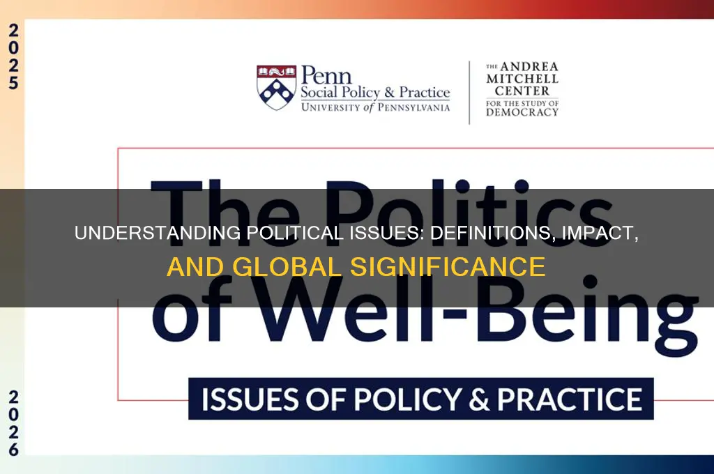 what are political issues definition