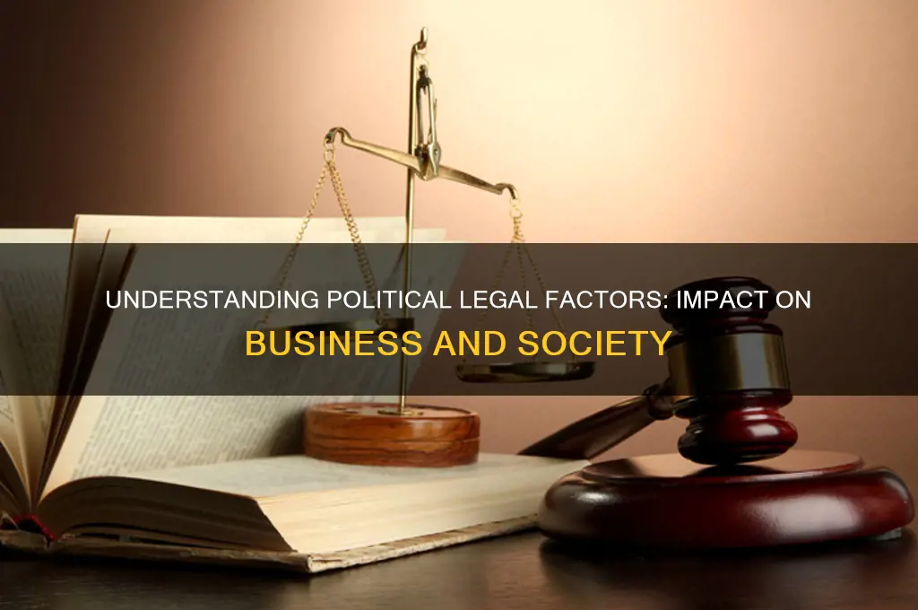 what are political legal factors
