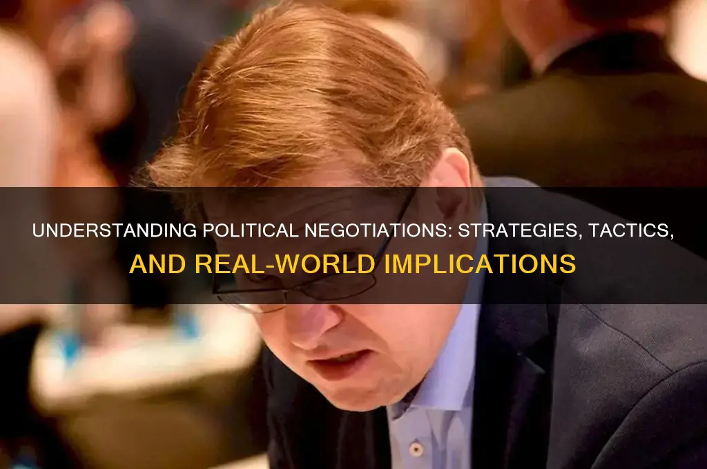 what are political negotiations