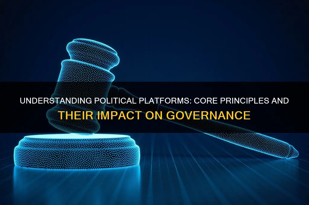 what are political platform