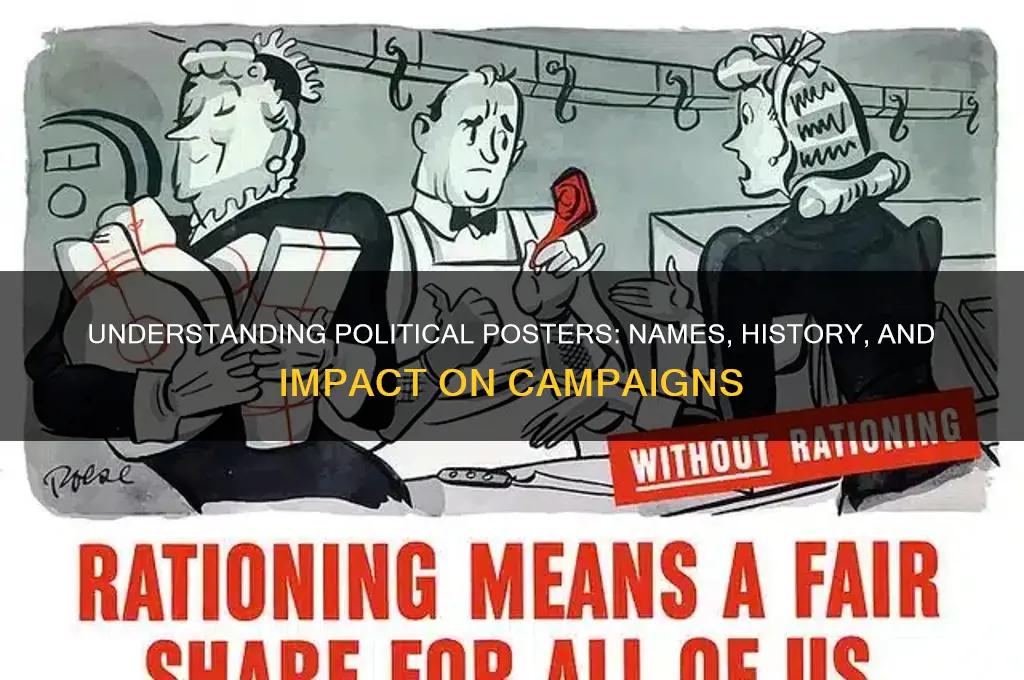 what are political posters called