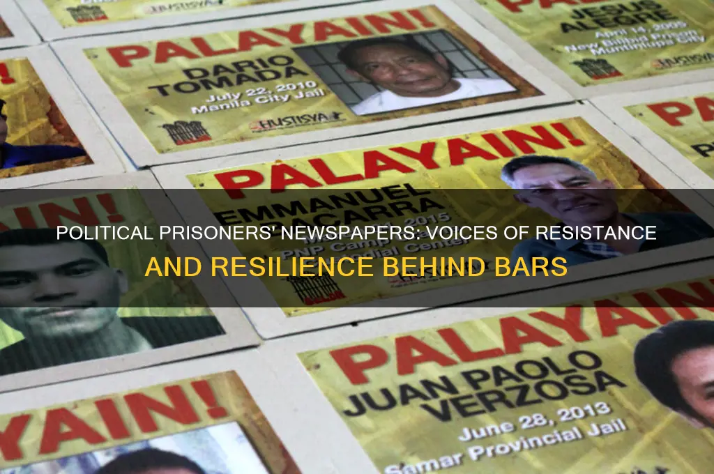 what are political prisoners newspapers