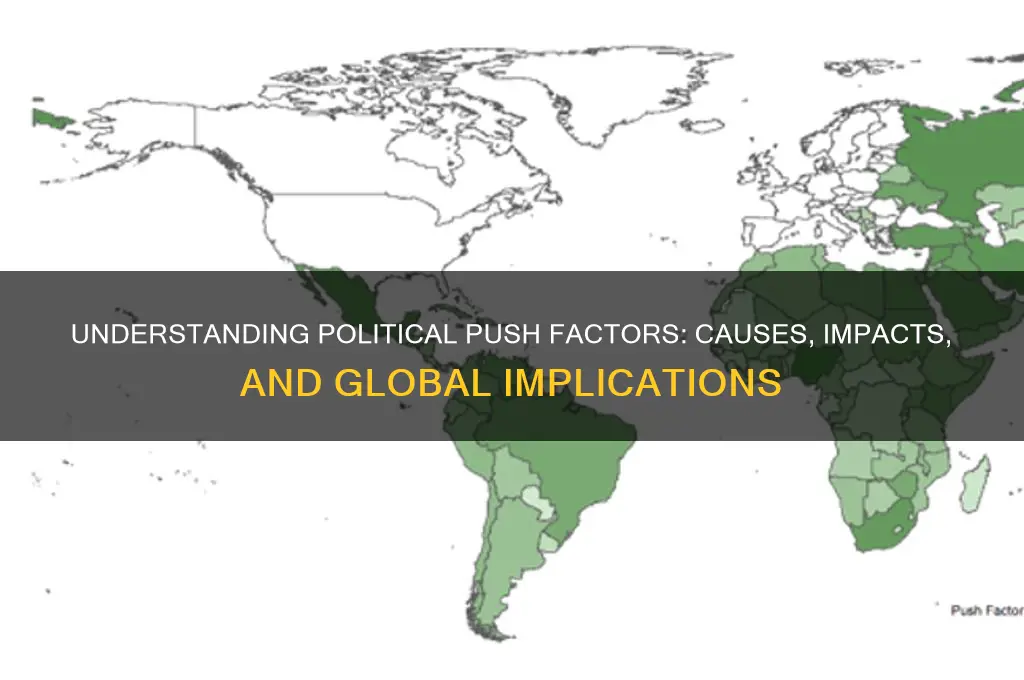 what are political push factors