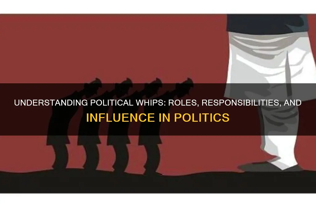 what are political whips