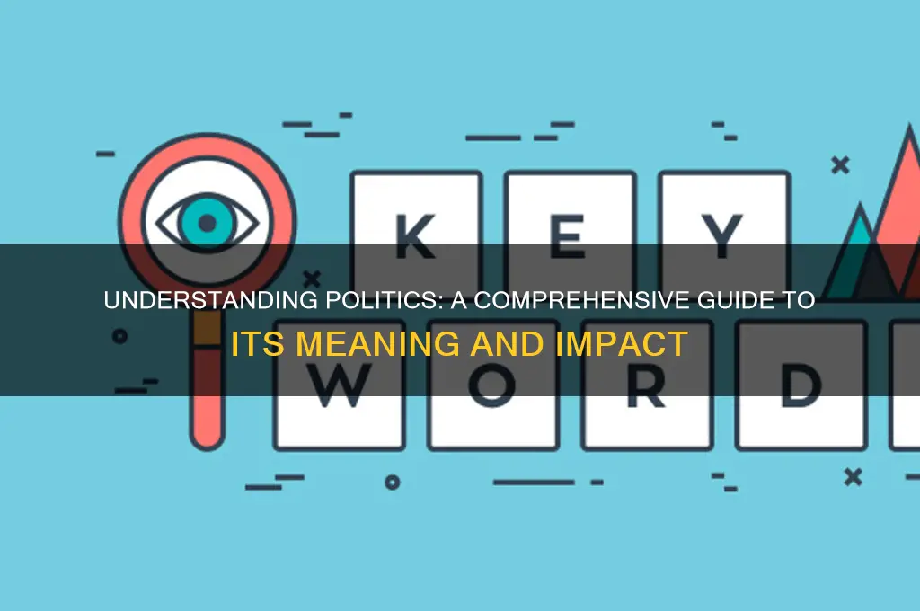 what are politics eplain