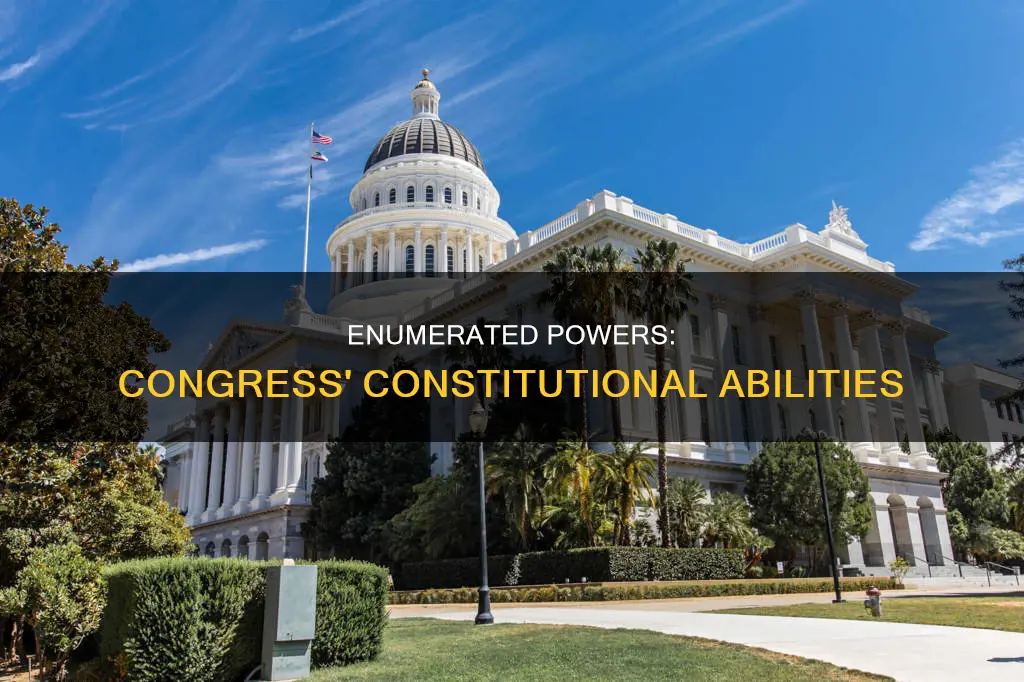 what are powers given to congress by the constitution called