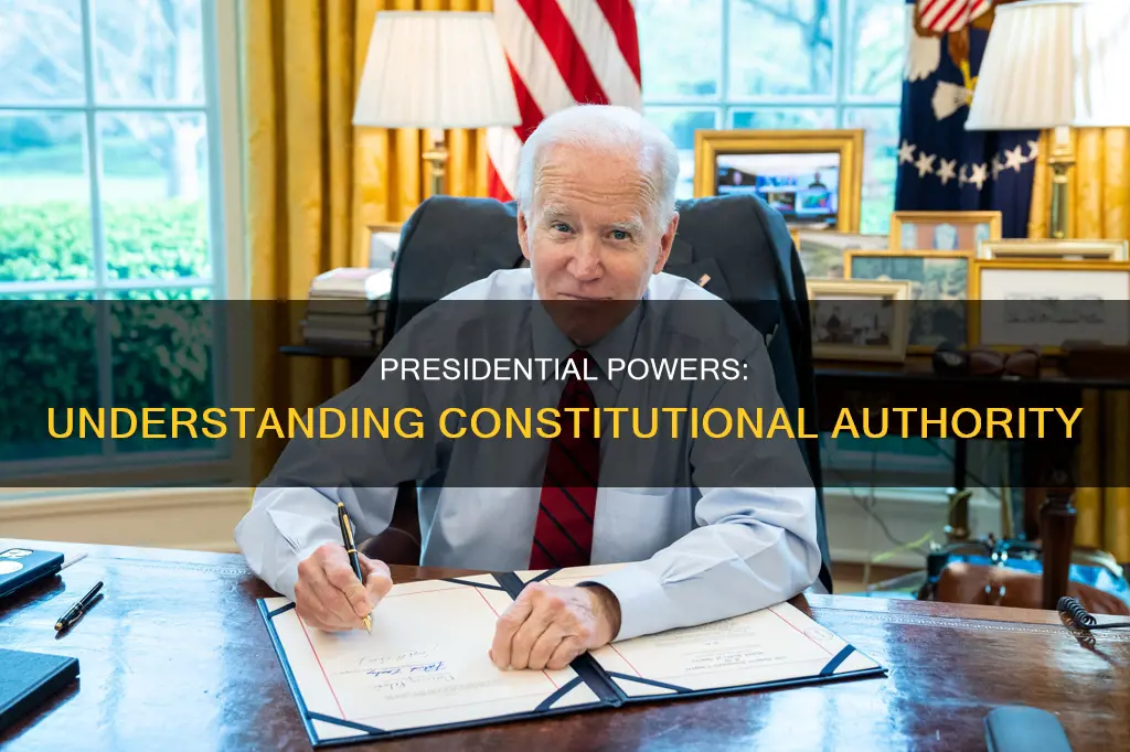 what are presidential powers granted in the constitution