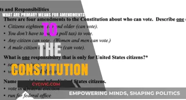 Amending the Constitution: Primary Methods Explained