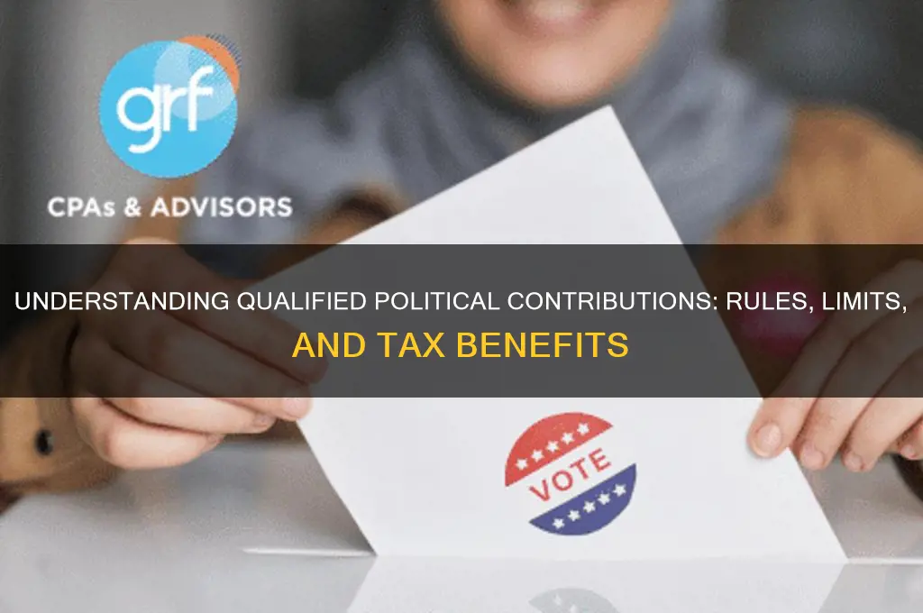 what are qualified political contributions
