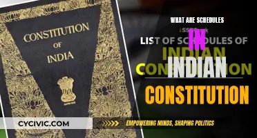 Understanding Schedules in the Indian Constitution