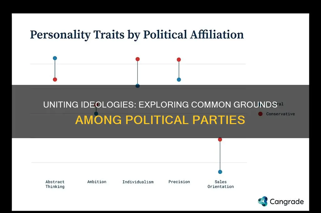 what are similarities between political parties