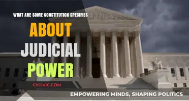 Judicial Power: Constitutional Specifications Explained