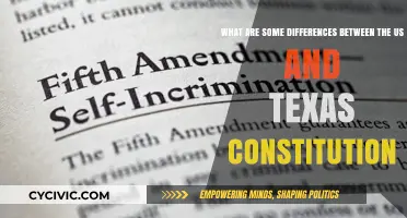 US vs Texas: Constitutions Compared