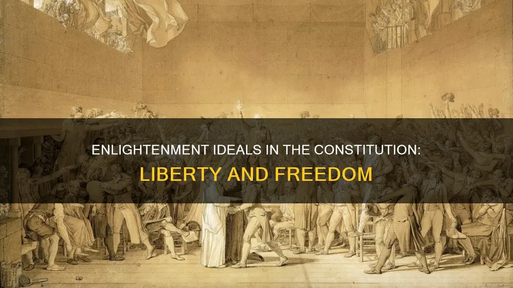 what are some enlightenment ideas found in the constitution