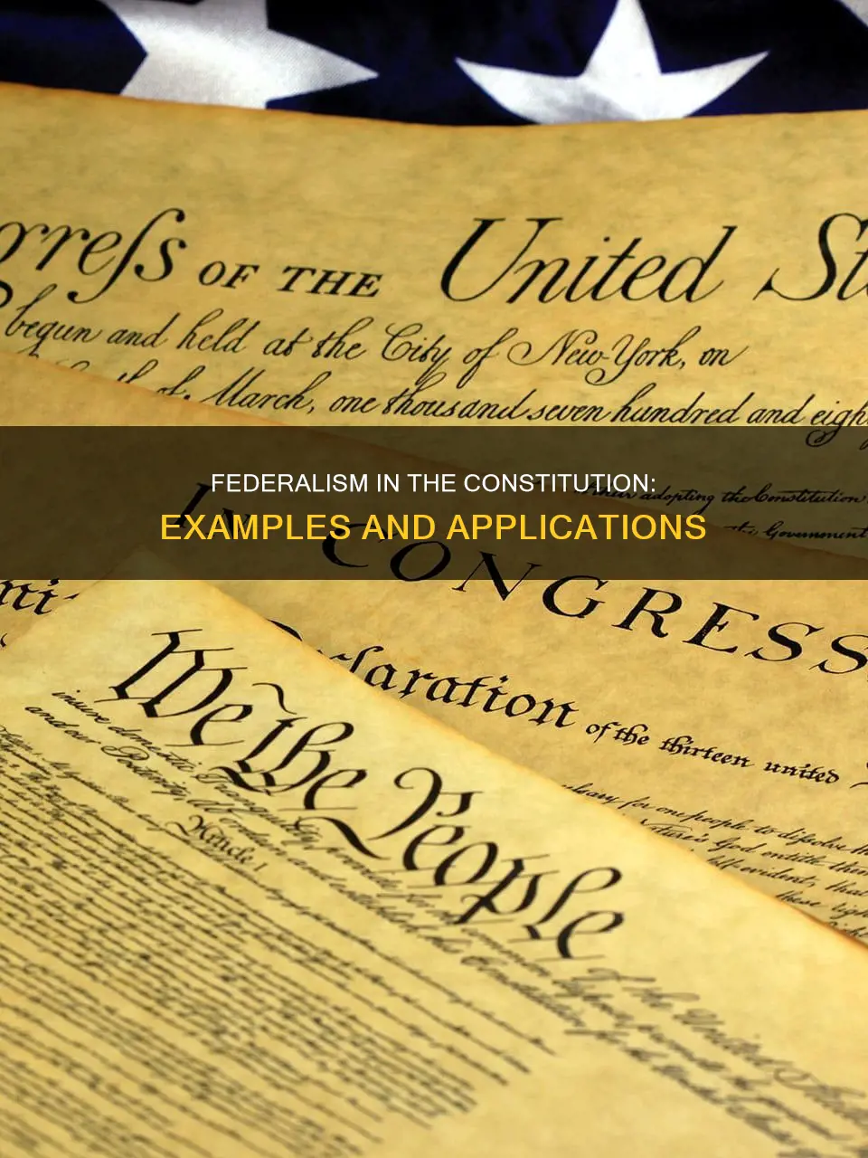 what are some examples of federalism in the constitution