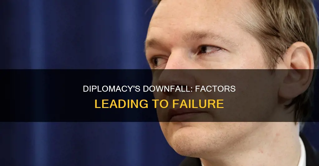 what are some factors that may cause diplomacy to fail