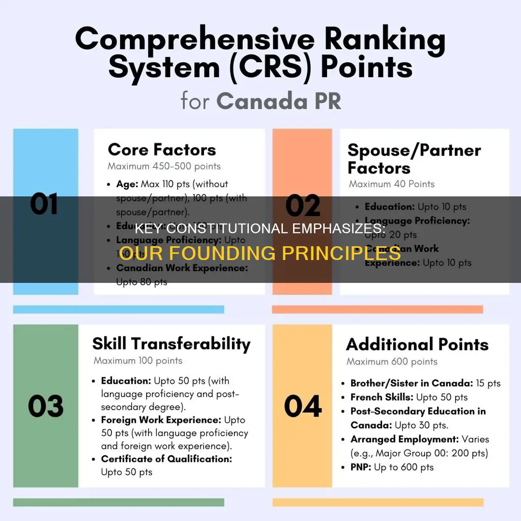 what are some major points emphasized in the constitution