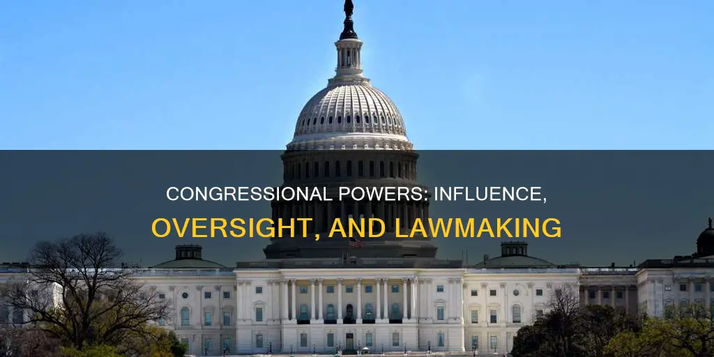 what are some of the power of congres