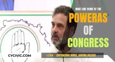 Congressional Powers: Influence, Control, and Authority