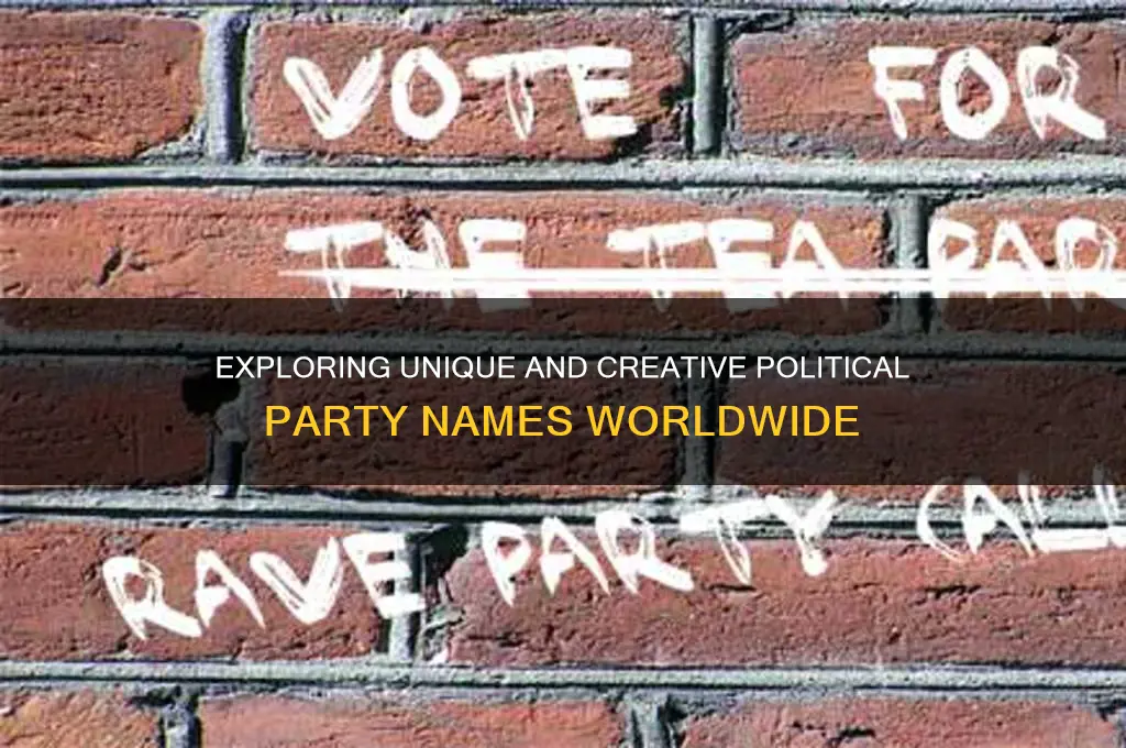 what are some political party names