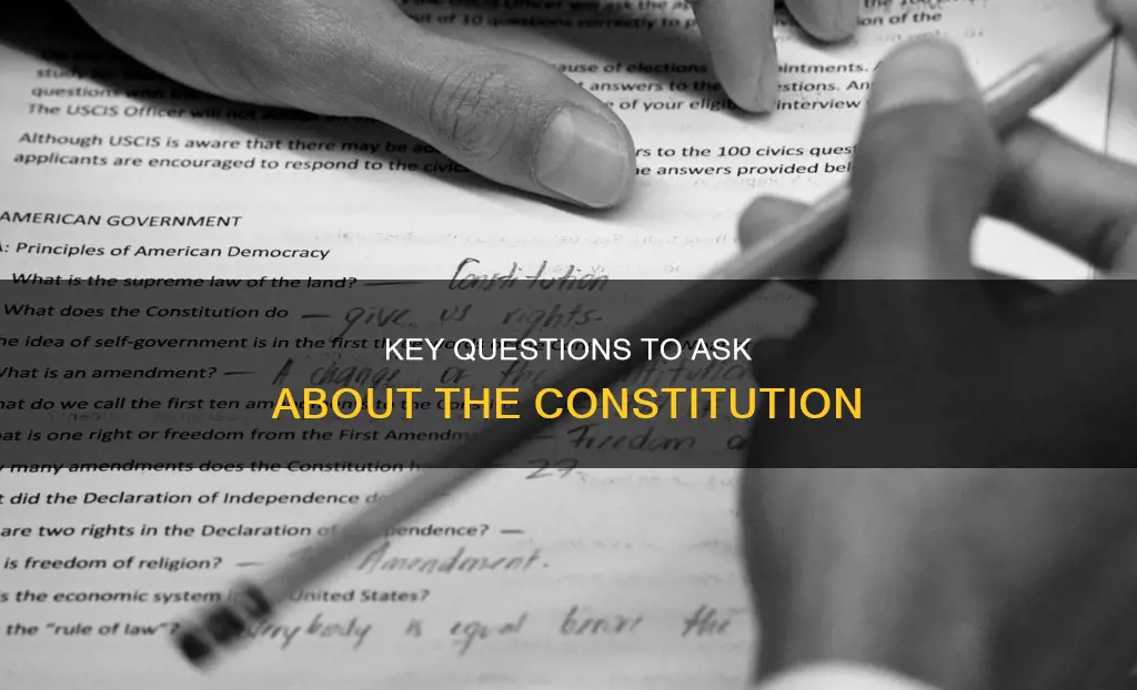 what are some question to ask the constitution
