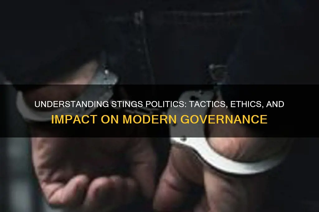what are stings politics