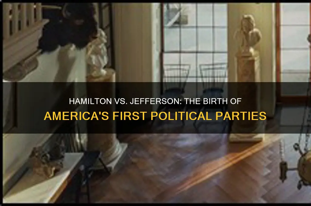 what are the 2 political parties hamiltona dn jefferson made
