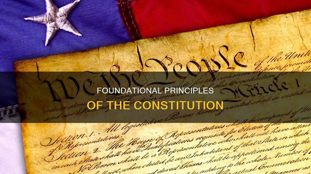 what are the 3 principle which the constitution