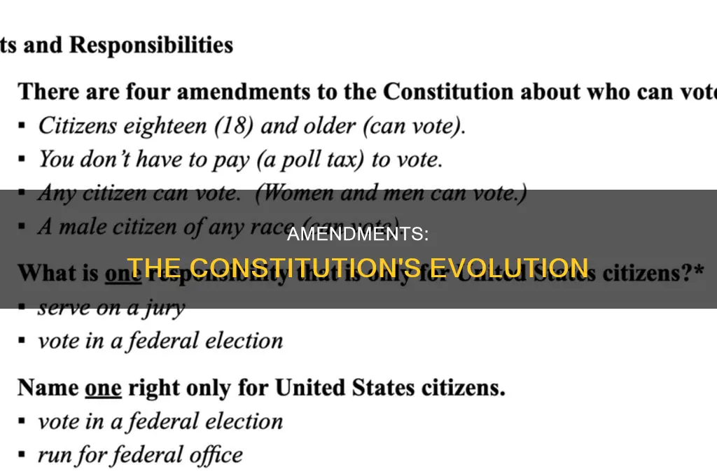 what are the 4 amendments to the constitution