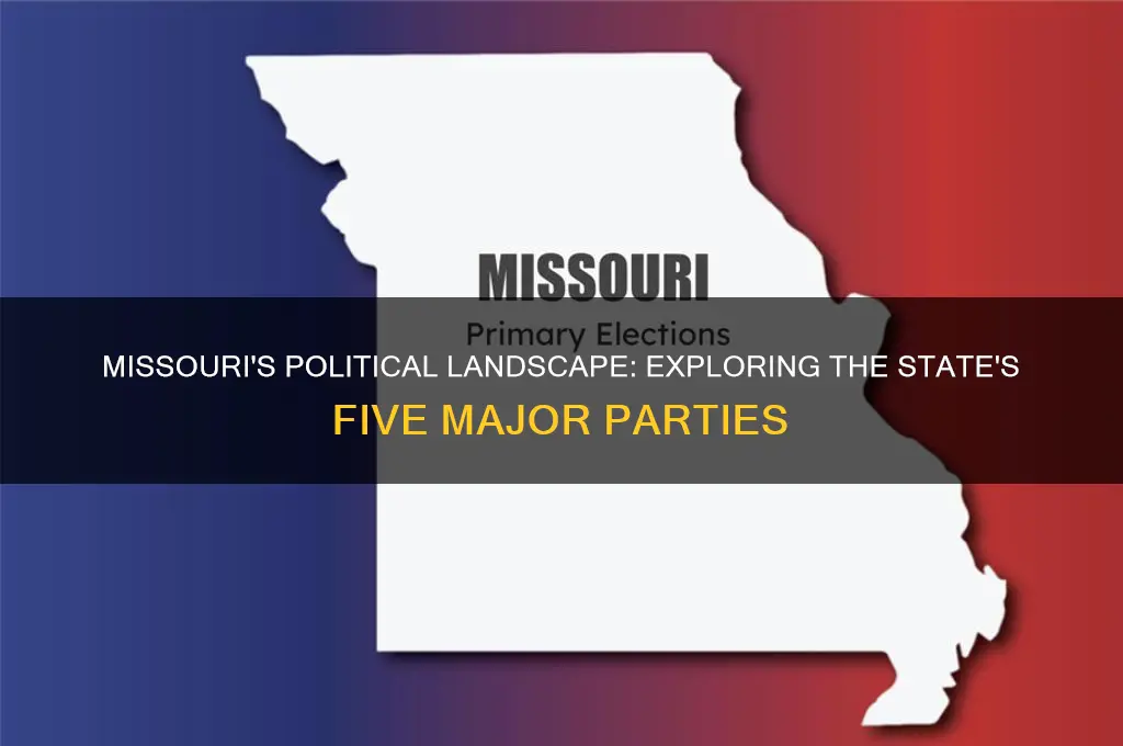 what are the 5 political parties in missoui