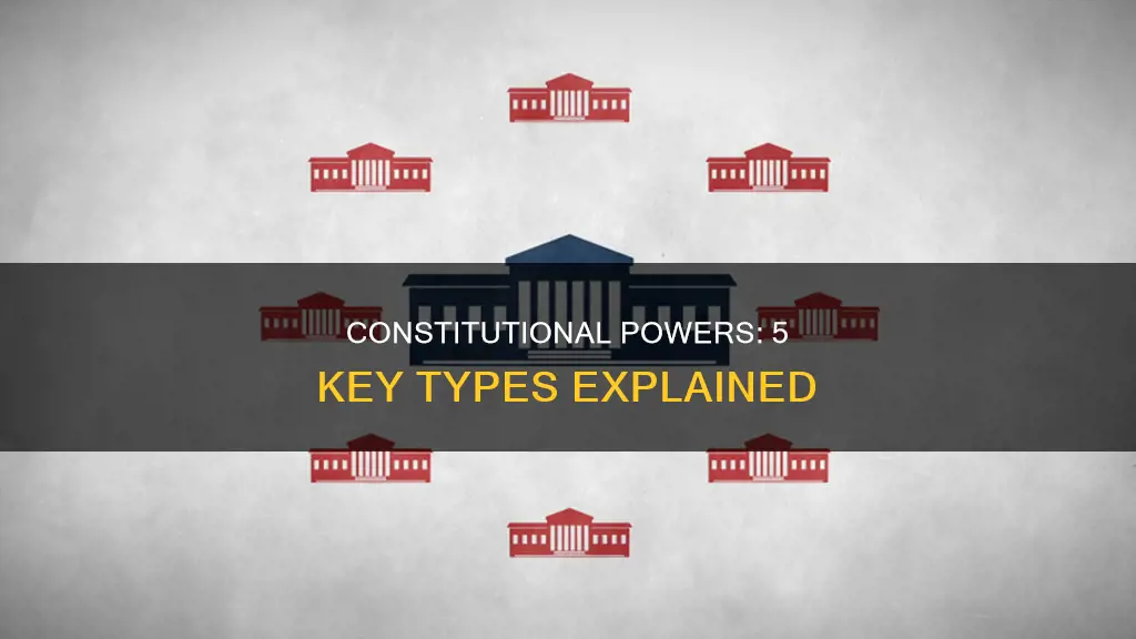 what are the 5 types of constitutional powers