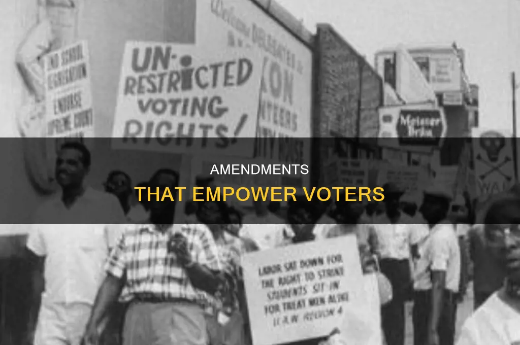 what are the 6 constitutional amendments that deal with voting