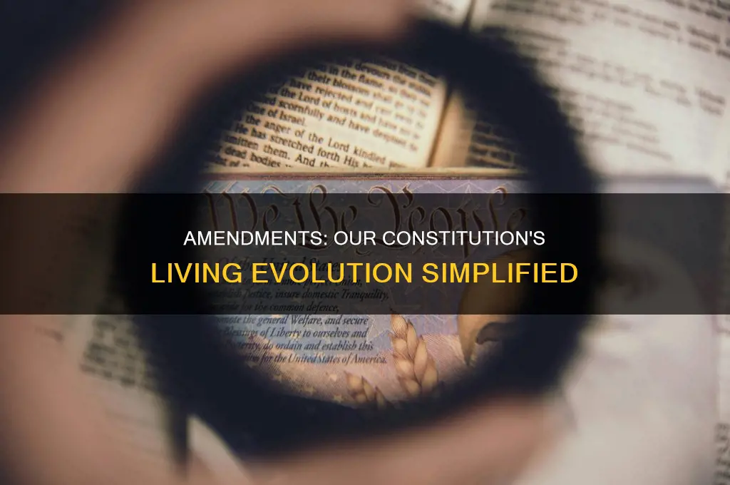what are the amendments of the constitution in simple terms