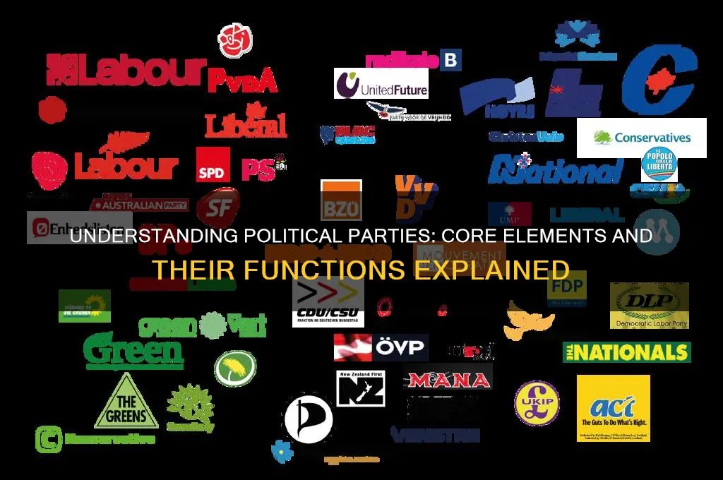 what are the basic elements of a political party