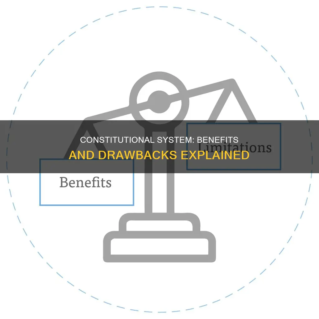 what are the benefits and drawbacks of the constitutional system